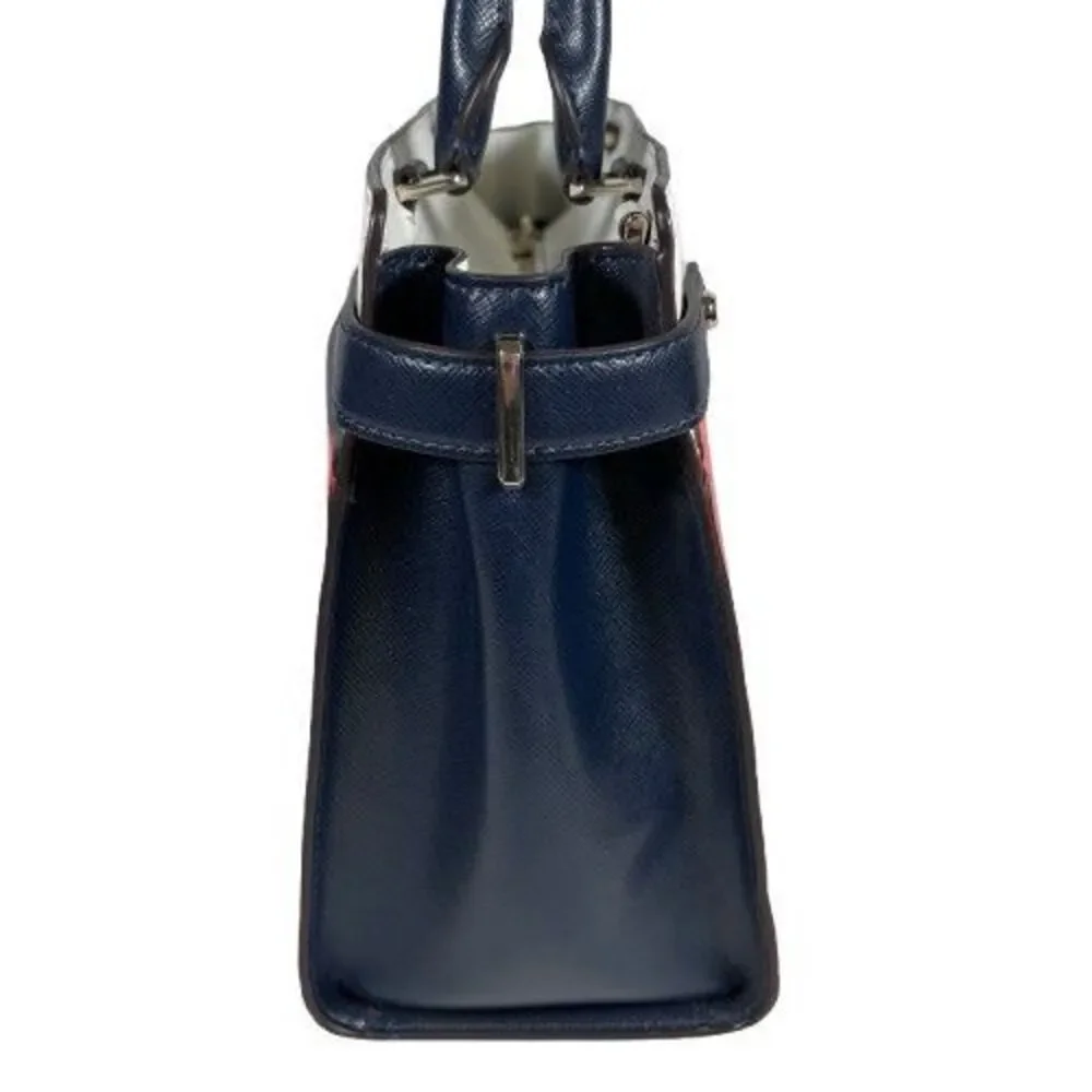 Kate Spade Staci Cameron Leather Satchel Crossbody Patriotic Summer 4th of July